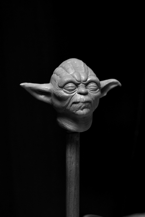 Wip Yoda 1/4  par Seb's Customs  Dsc_0111