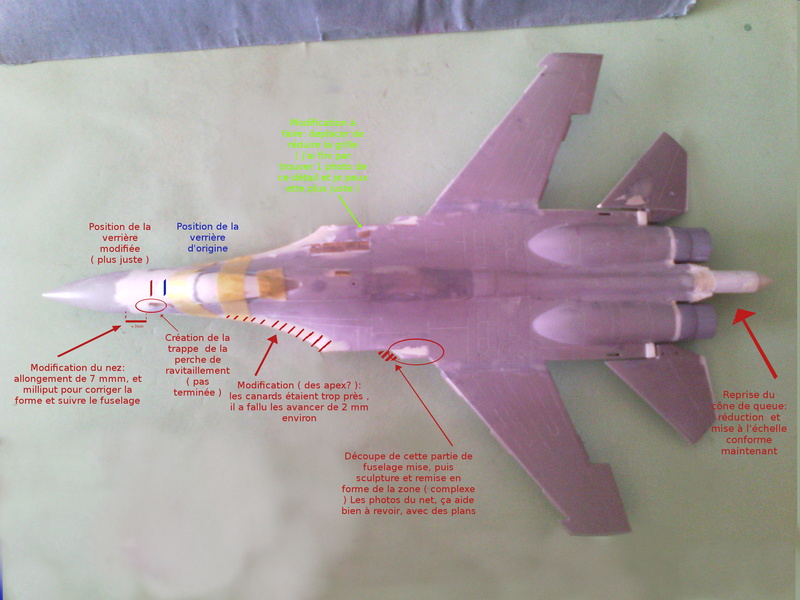 Sukhoï 27M ( = ex 35 ou T10-M3 )de Berkut VS Sukhoï 27SM ( CM ) de Zvzezda 2volut10