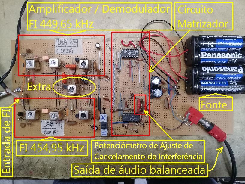 Demodulação de Rádio AM em espelho Pcir10