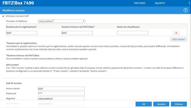 Problema Voip fritz 7490 e CloudOrchestra (ex eutelia) 0110