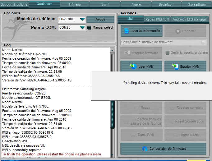  APORTE REPARAR im3i Y LIBERACION DE SAMSUNG GT I5700L Screen11