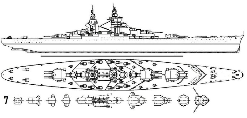 Super cuirassé Français (classe Alsace, never were) au 1/400 - Page 2 Plan_v10