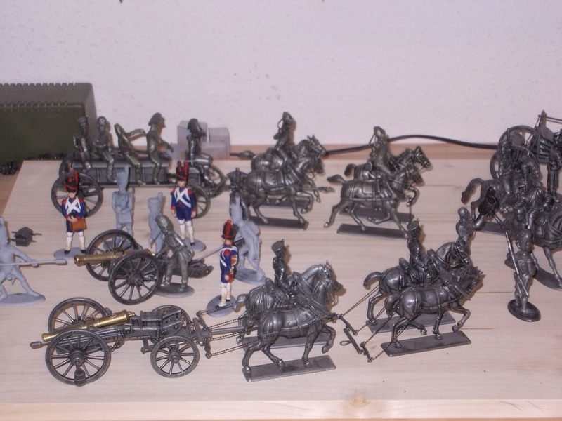 Napoleonische Artillerie am Vortag der Schlacht 1:32 Dscn3510