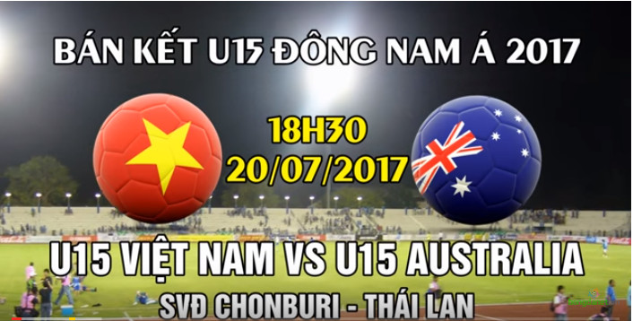 Trực tiếp U15 Việt Nam 2-0 U15 Australia 119