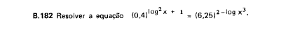 Iezzi - equações logarítmicas  B18210