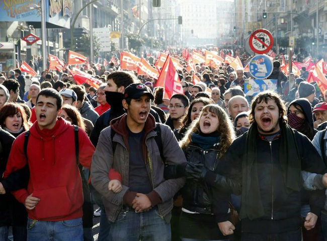 [Intersindical] - Manifestación por el Día Internacional del Trabajo (Madrid) Mayo10