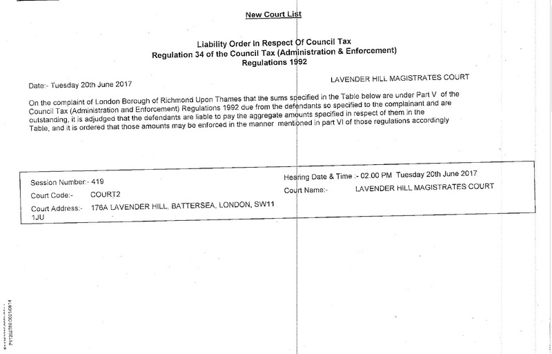 Liability Order in Respect of Council Tax.... - Page 2 Screen10