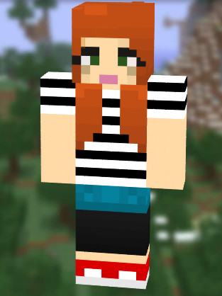 Can someone RP as My Character Hannah as my Minecraft GF? Bandic10