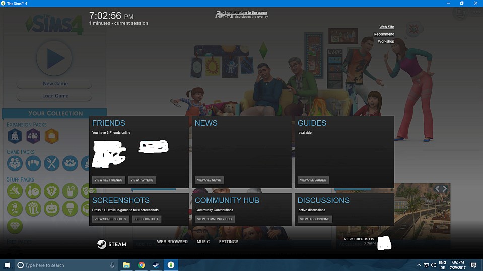 Trying to get the steam overlay to work with your version of TS4. [SOLVED] Screen10