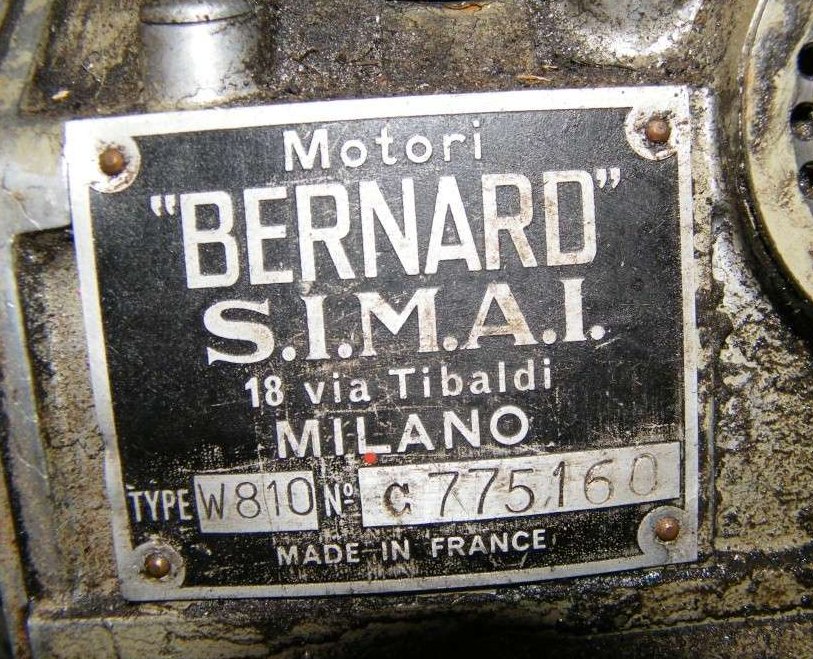 18 i - Les Moteurs BERNARD en Italie Simai_11