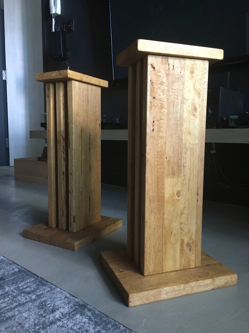 Wood Speaker Stands (New) Duzwio10