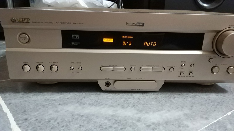 Yamaha RX-V365 and RX-V420 AV receiver need to let go (Used) Img-2014