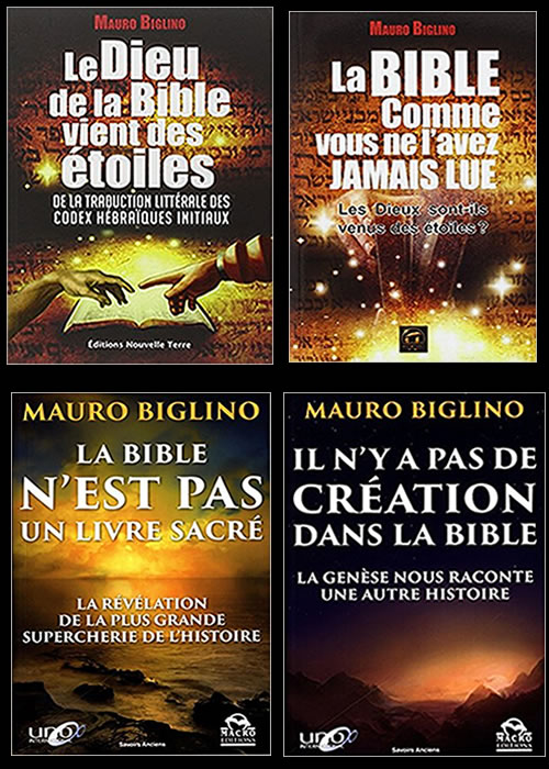 Mauro BIGLINO les extraterrestres et la BIBLE ça secoue en Italie ! Livres10