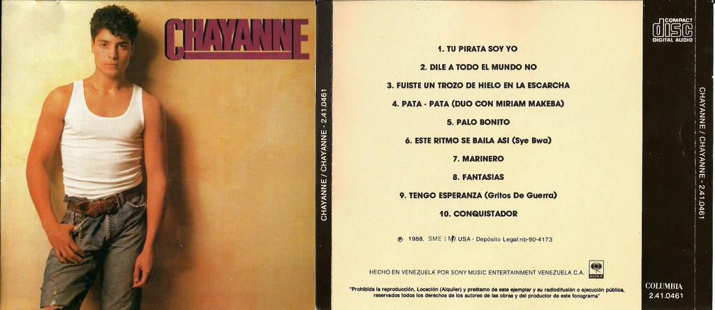 Chayanne - Chayanne (1988) MEGA Caratu12