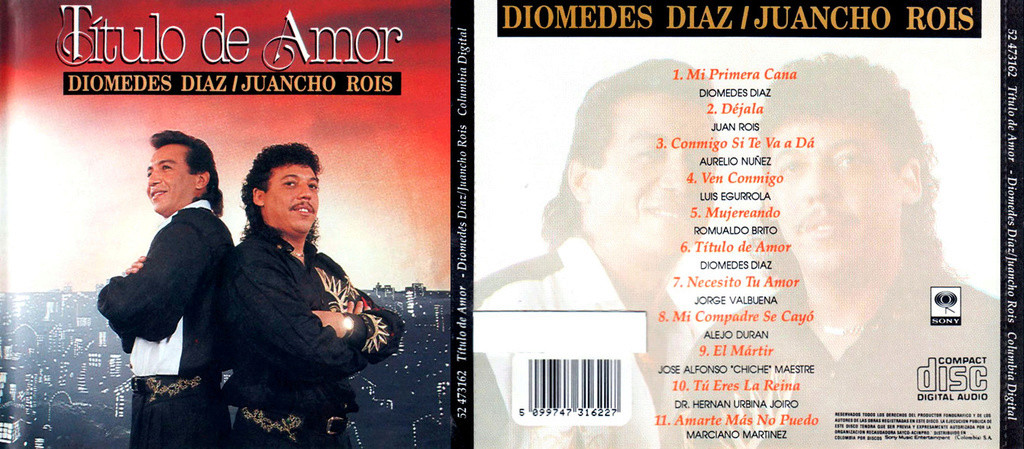 amor - Diomedes Diaz & Juancho Rois - Titulo de Amor (1993) MEGA Diomed14
