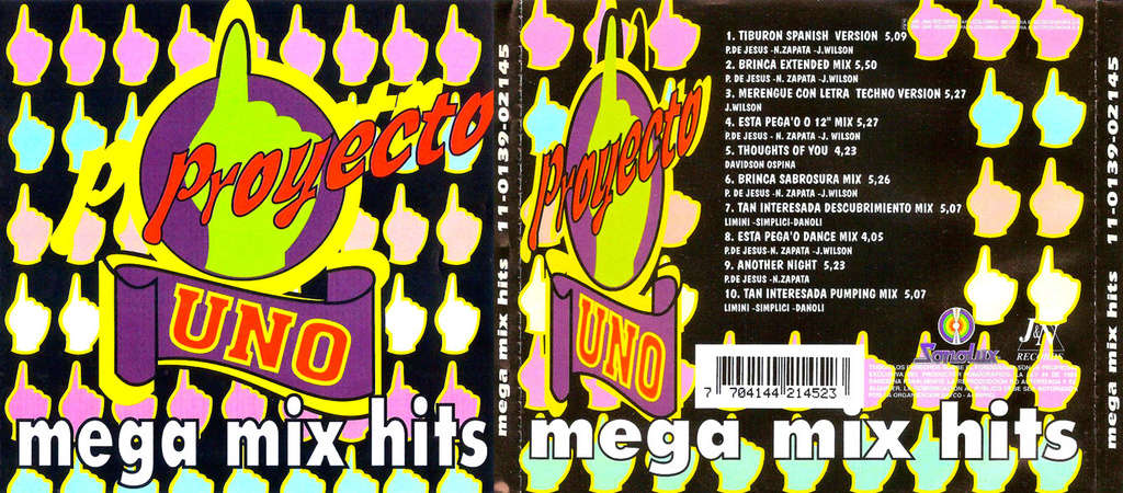 Proyecto Uno - Mega Mix Hits (1996) Proyec12