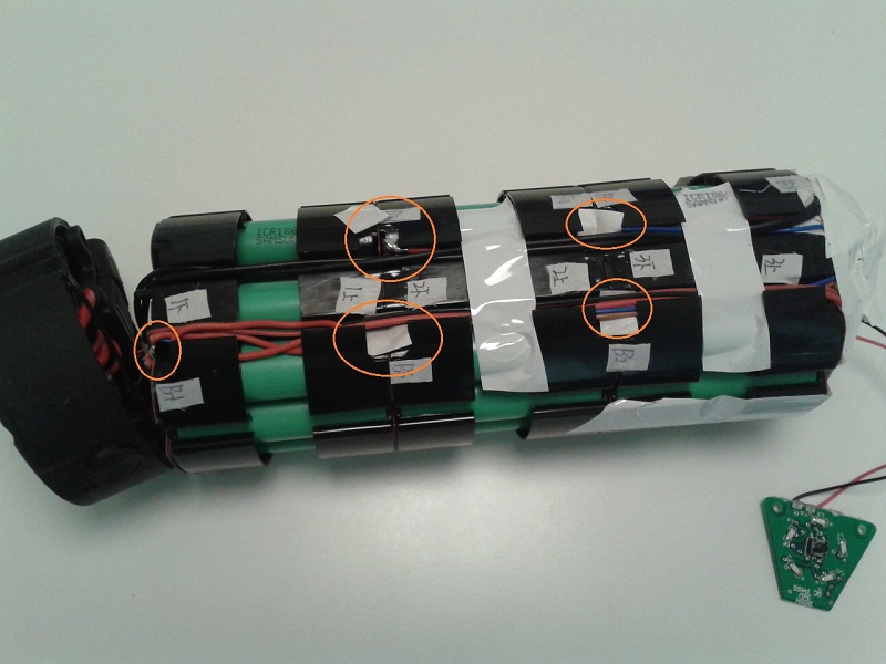 ¿Cómo se cargan individualmente las celdas de una batería de botella? Bateri11