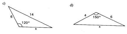Geometria Plana/Teorema dos Cossenos Asdasd10