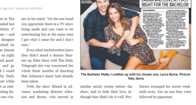 KJshow - Bachelor Australia - Season 5 - Matty Johnson - Media Social Media - *Sleuthing Spoilers* #5 - Page 75 Ml10