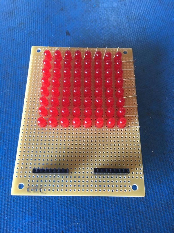 How to build your own LED matrix 8-pin-10
