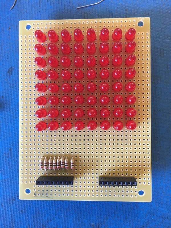 How to build your own LED matrix Resist10