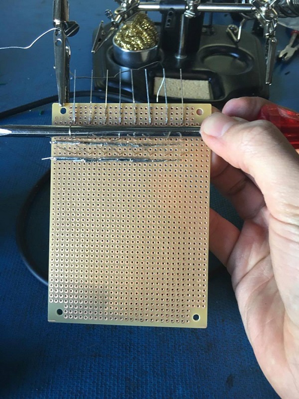 How to build your own LED matrix Solder12