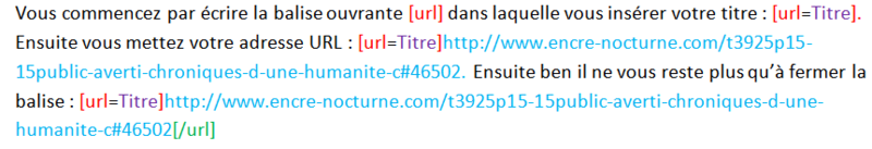 Savoir faire un sommaire de ses chapitres (avec liens à la clé) Somami10