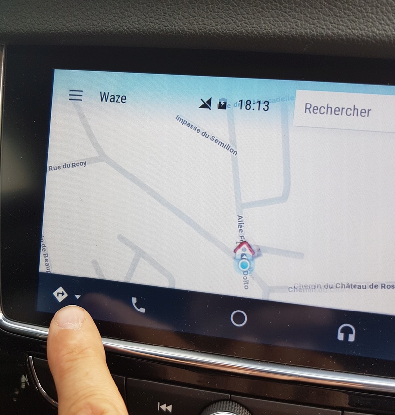 Waze sur ANDROID AUTO  311