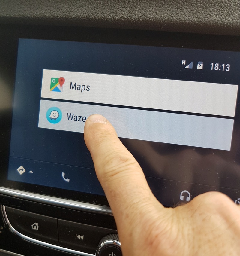 Waze sur ANDROID AUTO