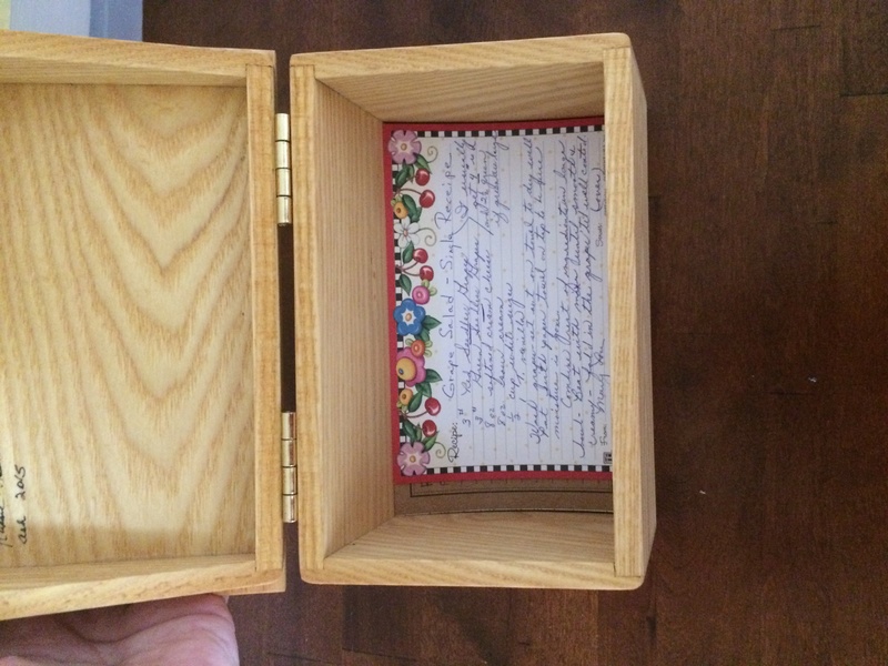 Ash tree recipe Box made by my grandfather Img-1212