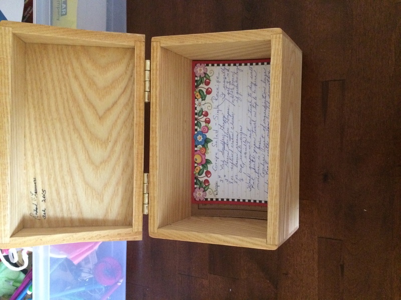 Ash tree recipe Box made by my grandfather Img-1213