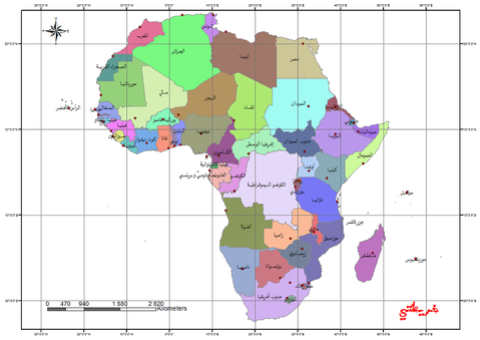تحميل خرائط القارات: إفريقيا، أوروبا، أمريكا، الأوقيانوسيا A-aiai11