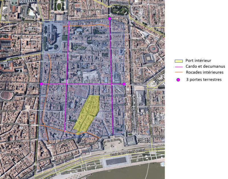 Histoire des rues de Bordeaux Plan_310