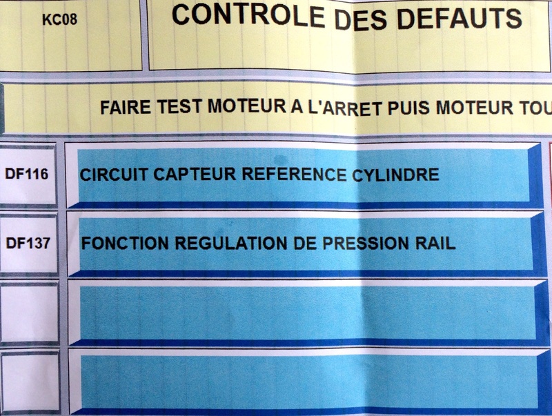 moteur - [ Renault kangoo 1.5 dci ] Perte de puissance et voyants allumés selon le régime moteur Img_0010