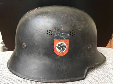 informations sur un casque M34 Polizei