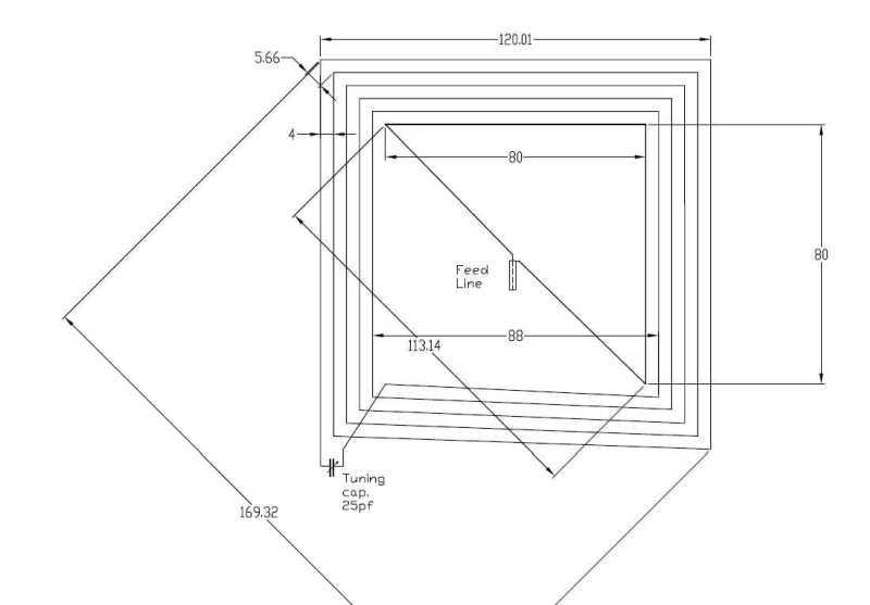 80m frame antenna Antenn10