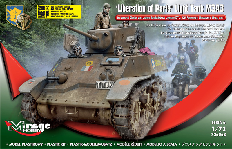 M5 Stuart - M3A3 "STUART" Peloton de Protection GTL (Mirage Hobby 726068) 72606812