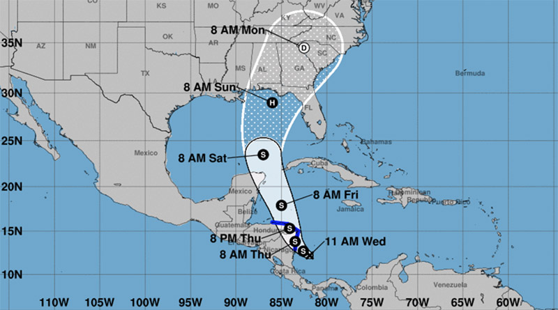 Tormenta tropical Nate afectara el Norte de Honduras en las proximas 48 horas Depres10