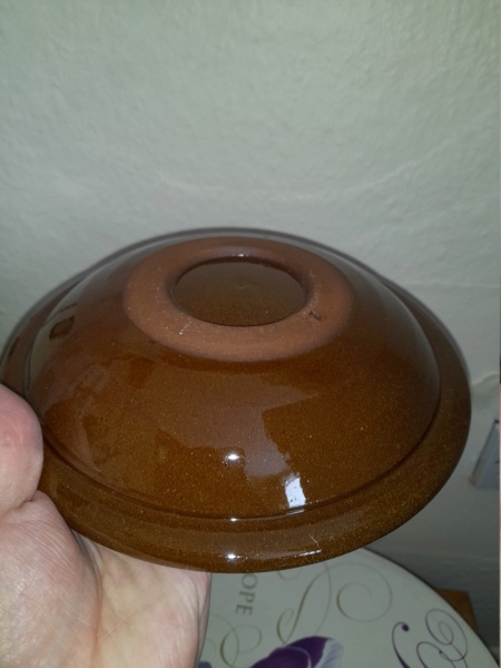 Studio bowl, AT mark - Tony Davies, Bredon Pottery 20220412
