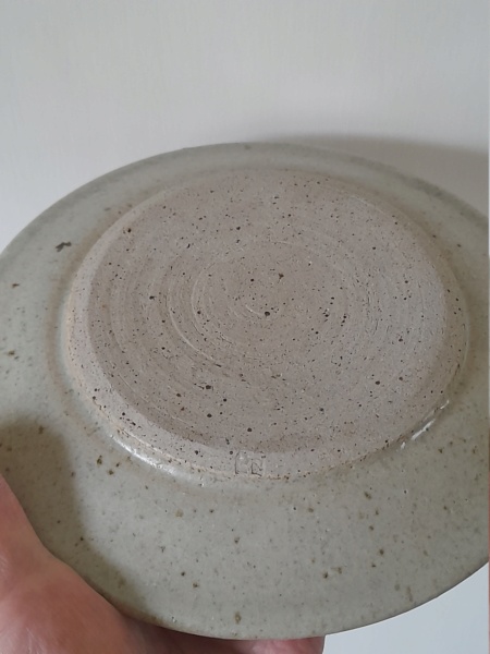 Copper Lustre plate with JF mark - Joan Faithfull 20230415