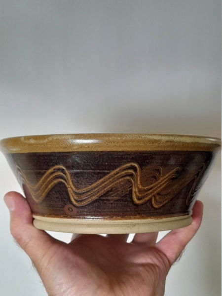 Stoneware bowl for ID, CAB mark - Charlie Boyce  20230714