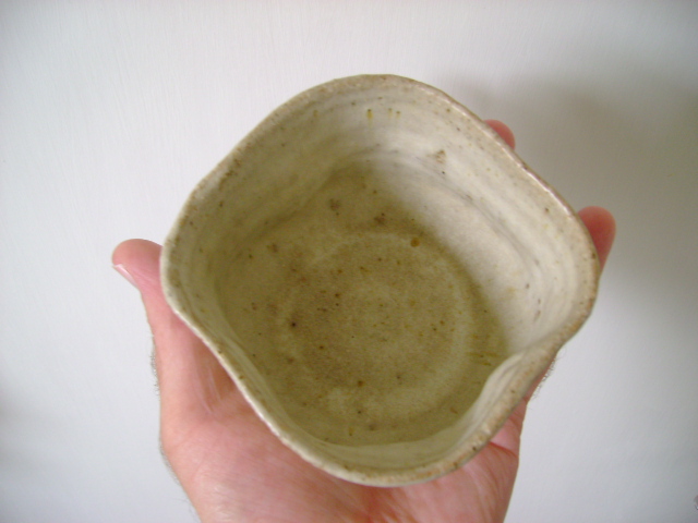 Another unsigned piece , stoneware tea bowl. Dsc06816