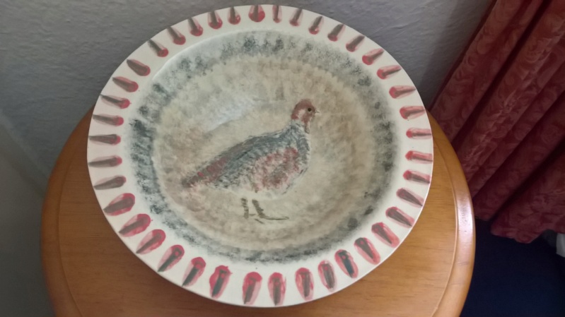 Porcelain bowl with hand painted decoration.  Wp_20159