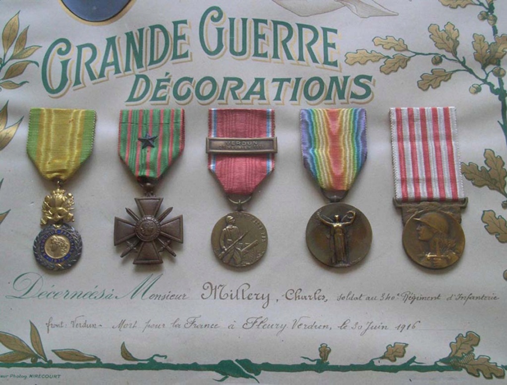 Cadre du Soldat MILLERY Charles 340ème RI, mort pour la France à Verdun Cadre_25