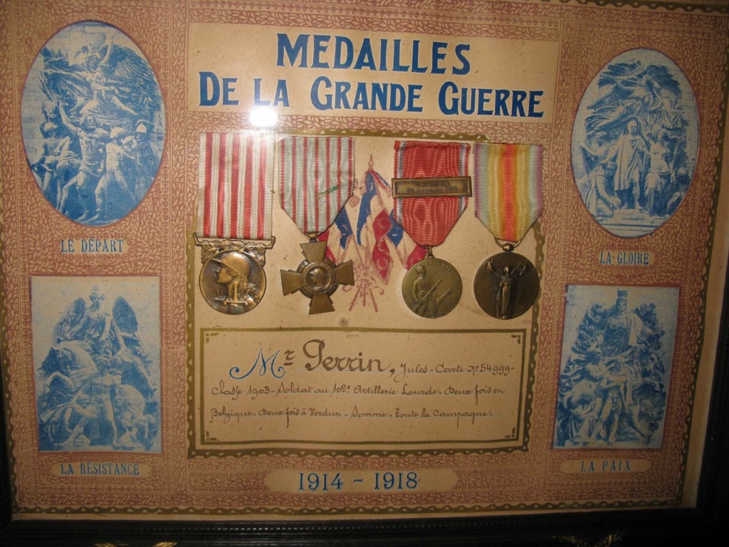 Cadre du soldat Jules PERRIN 102ème Régiment d'Artillerie Lourde Img_9513