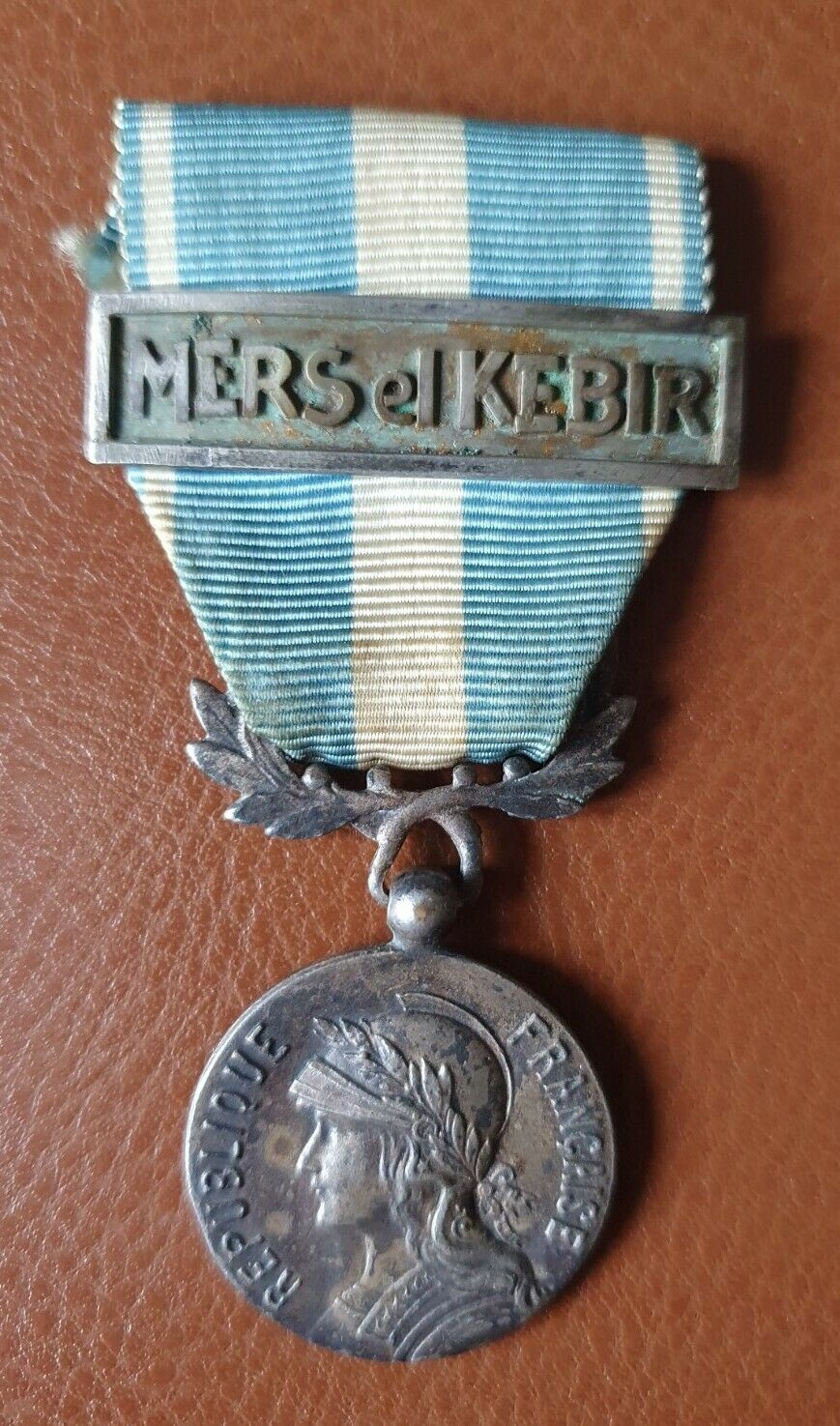 Médaille coloniale + agrafe Mers el Kebir S-l16037