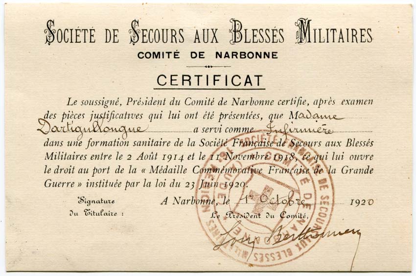 Diplôme médaille commémo de la Grande Guerre Zimg6014