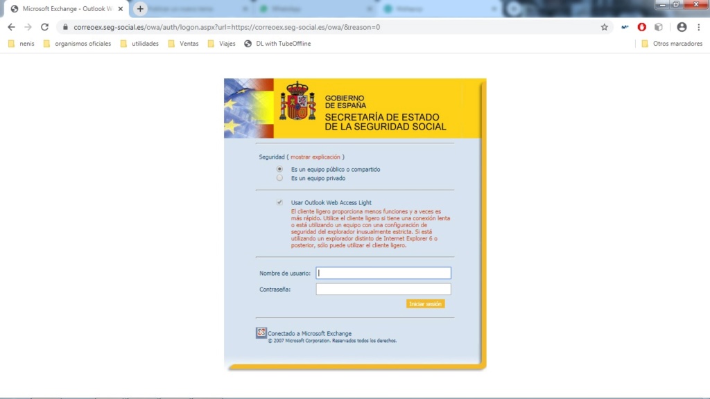 Conectarse al correo corporativo desde casa Correo10