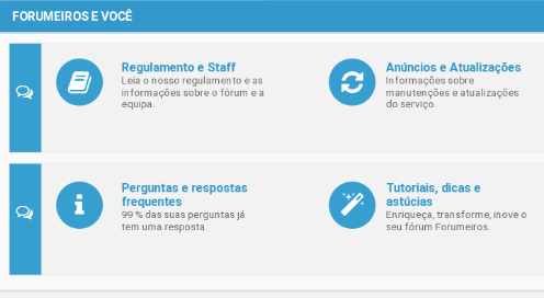 Fóruns customizados e juntos Screen27