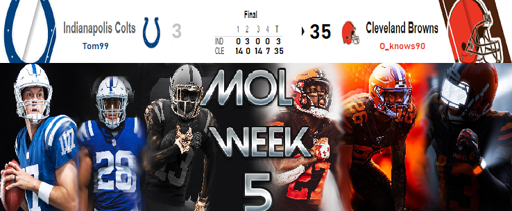 Indianapolis Colts @ Cleveland Browns Wk510